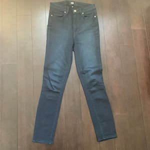 PAIGE DENIM SKINNY JEANS DARK WASH HIGH WAIST